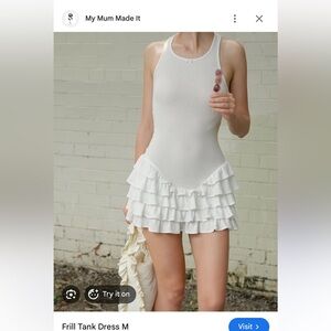 My mum made it FRILL TANK DRESS